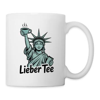 Statue de la Liberté Dear Tea - Mug blanc - blanc - Droite