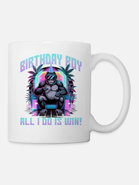 Birthday Gamer VR - Tasse - Weiß