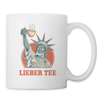 Lieber Tee Statue - Tasse - Weiß - Rechts