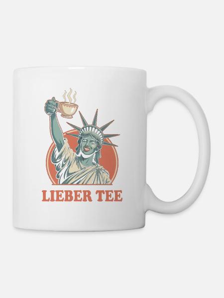 Lieber Tee Statue - Tasse - Weiß