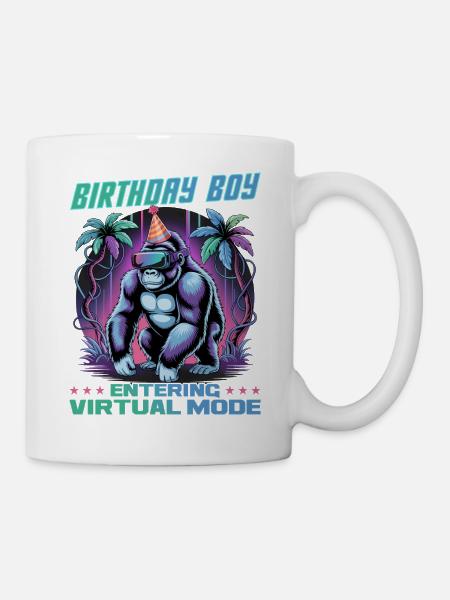 Birthday Gamer VR - Tasse - Weiß