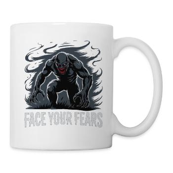 Face Your Fears Monster,  Nightmare. - Mug - white - Right