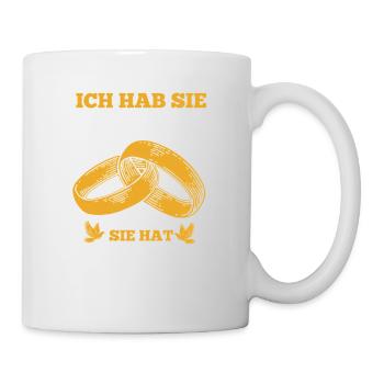 JGA Team Bräutigam Junggesellenabschied - Tasse - Weiß - Rechts