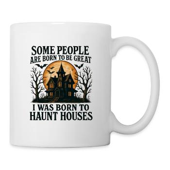 Halloween - Maison Hantée - Fantôme - Mug blanc - blanc - Droite