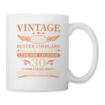Millésime 1996 Vintage Born - 30ème anniversaire - Mug blanc - blanc - Droite