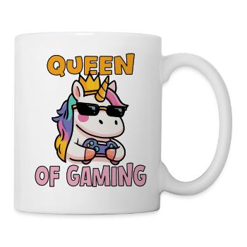 Queen of Gaming - Gamble Unicorn - Mug - white - Right