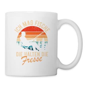 Angler - I like fish that keep their mouths shut - Mug - white - Right