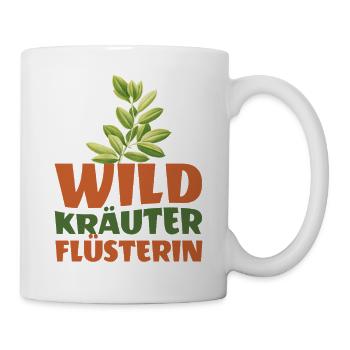 Magisches Kräuter-Design Hexen Pflanzenliebhaber - Tasse - Weiß - Rechts