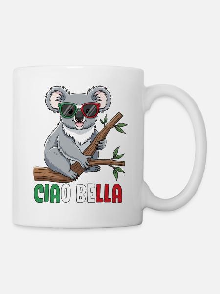 Ciao Bella - Tasse - Weiß