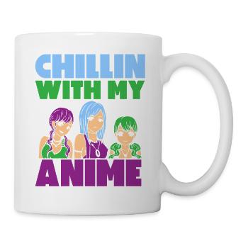 Anime Manga Otaku Kawaii Japon Cosplay Bande dessinée - Mug blanc - blanc - Droite