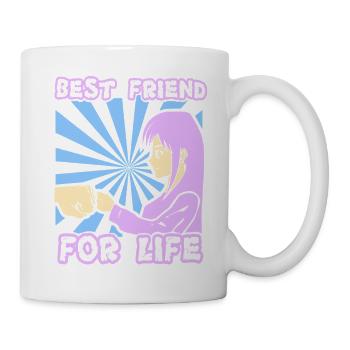 Anime Manga Otaku Kawaii Meilleurs amis Cosplay - Mug blanc - blanc - Droite