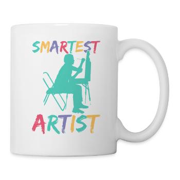 Artist Painter Graphic Smartest Artist Art Saying - Mug - white - Right