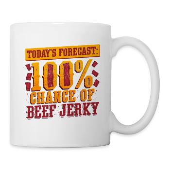 Beef Jerky Dried Meat Biltong Pemmican - Mug - white - Right