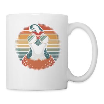 Wachtel Flüsterer - Tasse - Weiß - Rechts