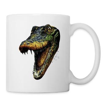 Caiman Crocodile Alligator Reptiles Crocodile Caimans - Mug - white - Right