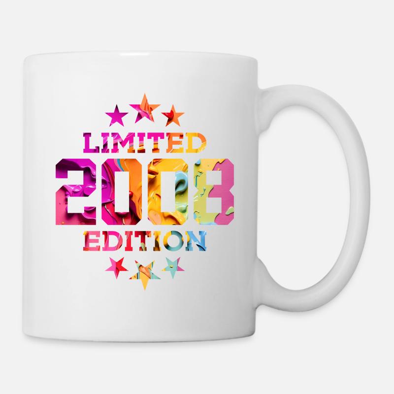 ÉDITION LIMITÉE 2008 18E ANNIVERSAIRE - Mug blanc - blanc