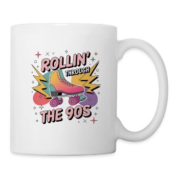 90s Retro – Rollin' Through the 90s - Mug - white - Right