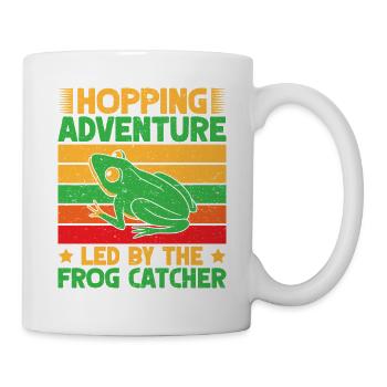 Frog Catcher Hopping Adventure Frog - Tasse - Weiß - Rechts