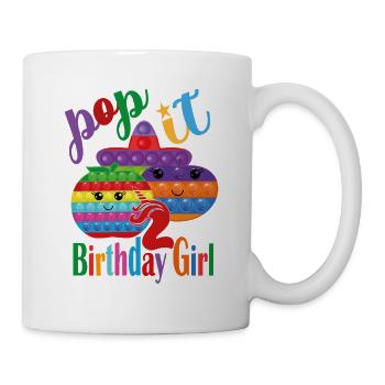 Pop it Geburtstagskind 2 - Tasse - Weiß - Rechts