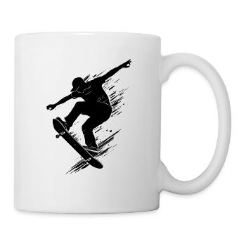 Skateboard Artwork Skateboarding - Mug - white - Right
