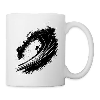 Surfing Energetic Surfer Design Surfing - Mug - white - Right