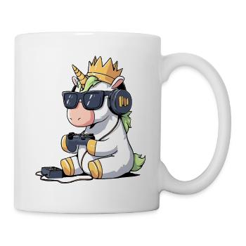Unicorn - gaming on - Mug - white - Right