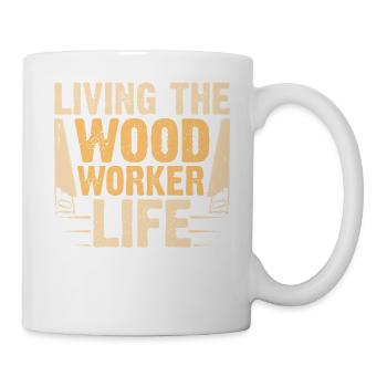Ébéniste Ébéniste Cadeau Menuisier - Mug blanc - blanc - Droite