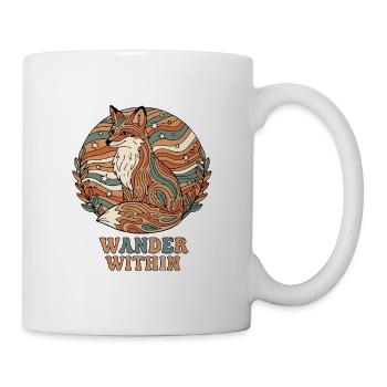 Psychedelisch Retro – Wander Within - Tasse - Weiß - Rechts