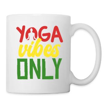 T-shirt Only Yoga Vibes - Mug blanc - blanc - Droite