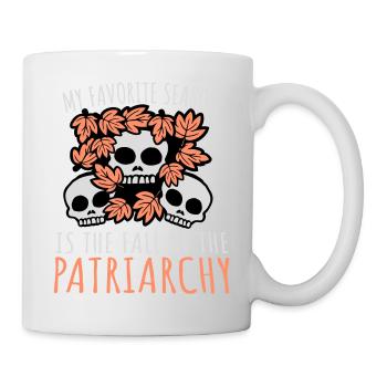 My Favorite Season Is The Fall Of The Patriarchy - Mug - white - Right