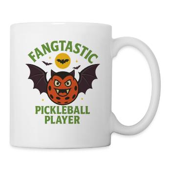 Fangtastic Pickleball Halloween motif - Mug - white - Right
