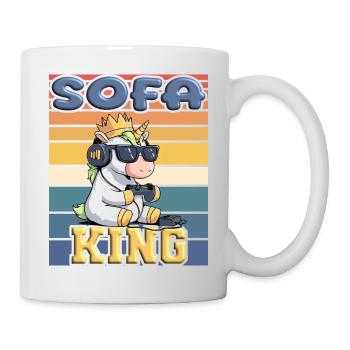 King Unicorn Sofa - Mug - white - Right