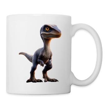 Raptor Velociraptor Dinosaurier Dino Raptoren - Tasse - Weiß - Rechts