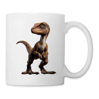 Raptor Velociraptor Dinosaurier Dino Raptoren - Tasse - Weiß - Rechts