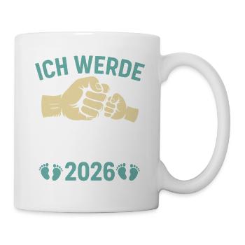 Father-to-be I WILL BE A DAD 2026 Funny - Mug - white - Right