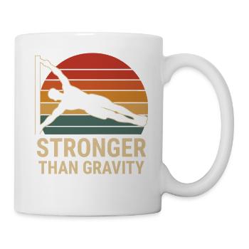 Stronger Than Gravity Calisthenics Fitnessstudio - Tasse - Weiß - Rechts