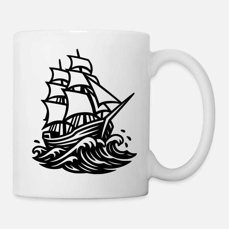 Sailing ship - Mug - white