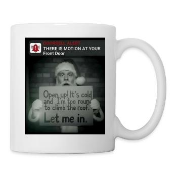 Funny Christmas with Santa Claus - Mug - white - Right