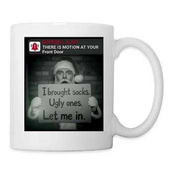 Funny Christmas with Santa Claus - Mug - white - Right
