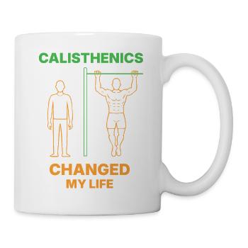 La gymnastique suédoise a changé ma vie Fitness Gym Workout - Mug blanc - blanc - Droite