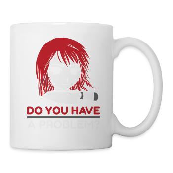 Anime Manga Otaku Cosplay Couteau Horreur effrayante - Mug blanc - blanc - Droite