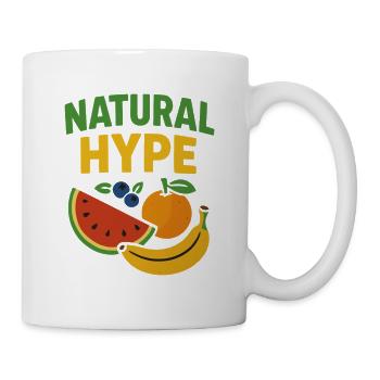 Natural – Fruchtiges Design - Tasse - Weiß - Rechts