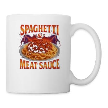 Spaghetti Favorite Food Funny Weird 90s Spagh - Mug - white - Right