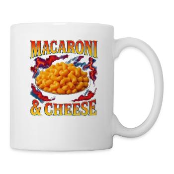 Macaroni and Cheese Favorite Food Weird 90s - Mug - white - Right
