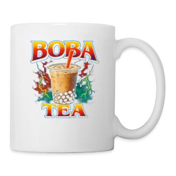 Boba-Tee Lieblingsessen Lustig Seltsam 90er Boba-T - Tasse - Weiß - Rechts