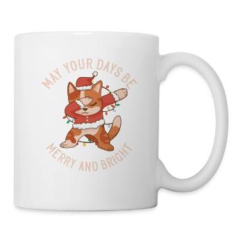 Dabbing Santa Cat - Merry Christmas Party - Mug - white - Right