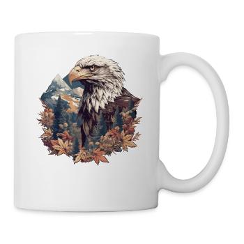 Adler - Tasse - Weiß - Rechts