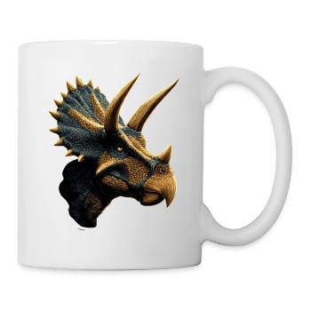 Triceratops Dinosaur Dinos Triceratops Dino - Mug - white - Right