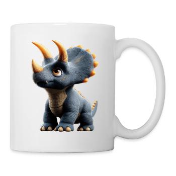 Triceratops Dinosaur Dinos Triceratops Dino - Mug - white - Right