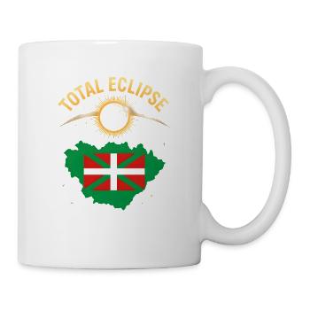 Totale Sonnenfinsternis Bilbao 2026 - Tasse - Weiß - Rechts
